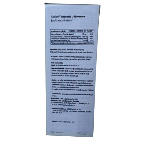 Magneziu lipozomal Altrient, 30 plicuri, LivOn 743035