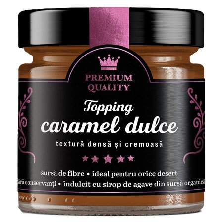 Topping cu caramel Secretele Ramonei, 250 g, Laboratoarele Remedia