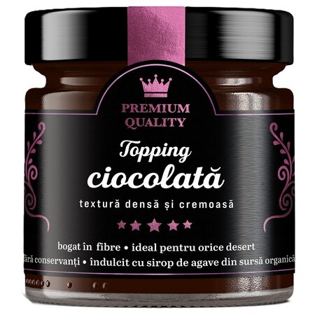 Topping cu ciocolata Secretele Ramonei, 250 g, Laboratoarele Remedia