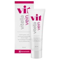 Gel impotriva deteriorarii venelor fragile Vitella Vein Vit, 50 ml, Benemedo