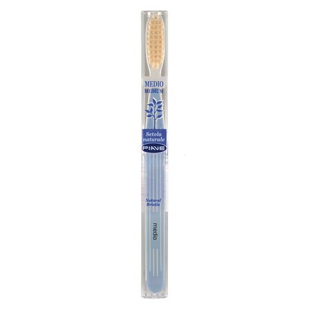 Periuta de dinti din par natural Medium, 1 bucata, Piave