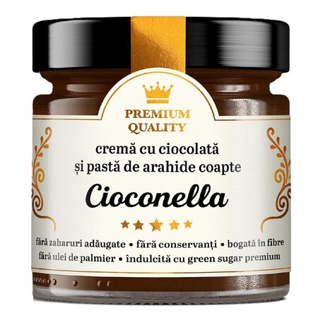 Crema cu ciocolata si pasta de arahide Cioconella, 250 g, Laboratoarele Remedia