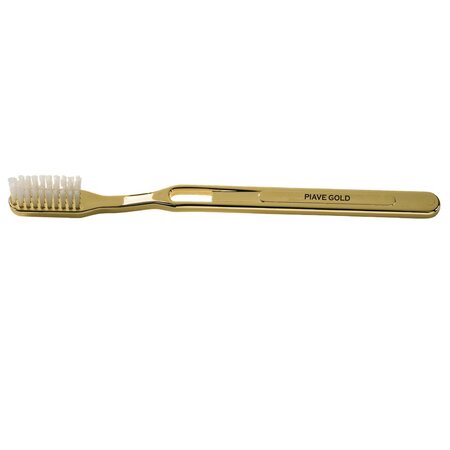 Periuta de dinti clasica cu maner auriu, 1 bucata, Piave 743209
