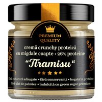 Crema proteica crocanta cu migdale Tiramisu, 250 g, Laboratoarele Remedia