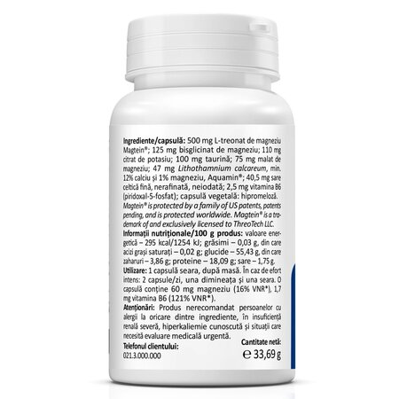 Carcel Treonat, 30 capsule, Zenyth 743226