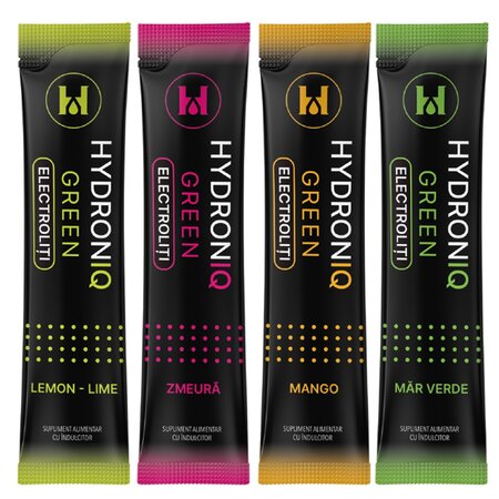 Saruri de rehidratare Hydroniq Green, 28 plicuri, Laboratoarele Remedia 743231
