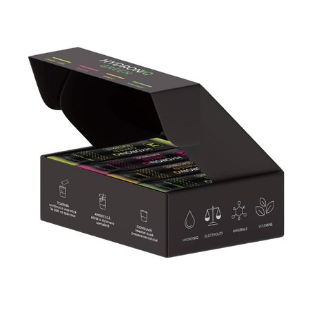 Saruri de rehidratare Hydroniq Green, 28 plicuri, Laboratoarele Remedia