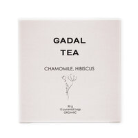 Ceai bio de musetel si hibiscus, 15 piramide, Gadal Tea