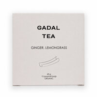 Ceai bio de ghimbir cu lemongrass, 15 piramide, Gadal Tea