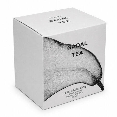 Ceai bio de pere, struguri si mere, 15 piramide, Gadal Tea 743351