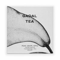 Ceai bio de pere, struguri si mere, 15 piramide, Gadal Tea