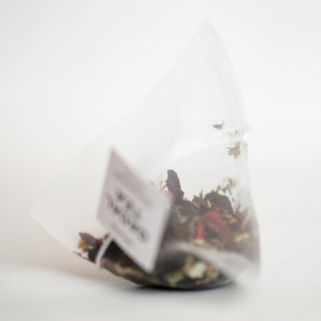 Ceai bio de capsune cu boabe de soc, 15 piramide, Gadal Tea 743363
