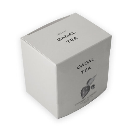 Ceai bio de capsune cu boabe de soc, 15 piramide, Gadal Tea 743362
