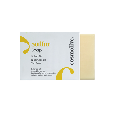 Sapun de fata cu 3% sulf pentru ten acneic, 100 g, Cosmolive