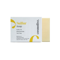 Sapun de fata cu 3% sulf pentru ten acneic, 100 g, Cosmolive