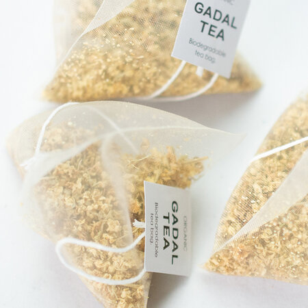 Ceai bio de flori de soc, 15 piramide, Gadal Tea 743398