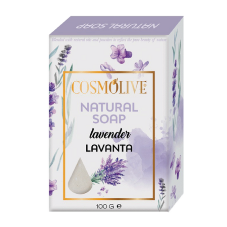 Sapun natural de lavanda, 100 g, Cosmolive