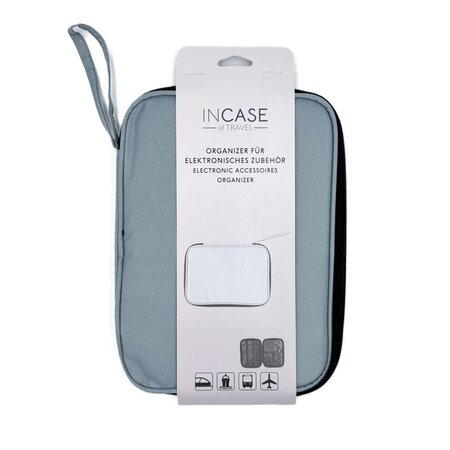 Organizator pentru accesorii electronice, Gri, 1 bucata, Incase of Travel
