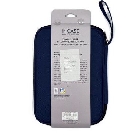 Organizator pentru accesorii electronice, Navy, 1 bucata, Incase of Travel 743415