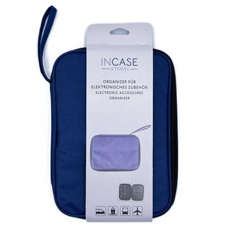 Organizator pentru accesorii electronice, Navy, 1 bucata, Incase of Travel