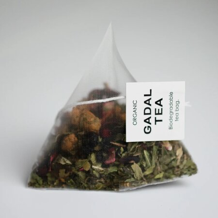 Ceai bio de menta si rodie Iced Tea, 10 piramide, Gadal Tea 743427