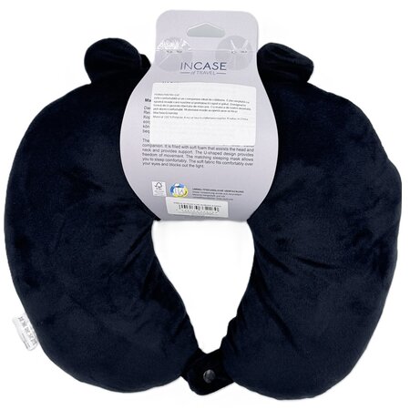 Perna pentru gat si masca de somn, Panda, Incase of Travel 743432