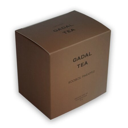 Ceai bio rooibos cu ananas Iced Tea, 10 piramide, Gadal Tea 743439