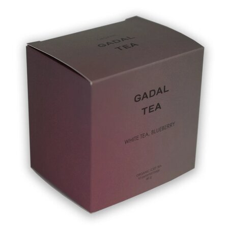 Ceai bio alb cu afine Iced Tea, 10 piramide, Gadal Tea 743454