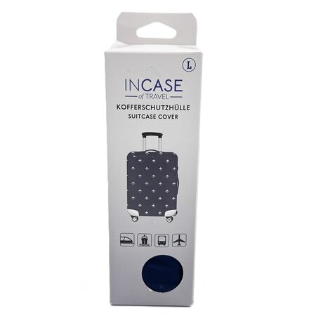 Husa pentru valiza, marimea L, Navy, 1 bucata, Incase of Travel