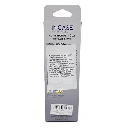 Husa pentru valiza, marimea L, Navy, 1 bucata, Incase of Travel 743473