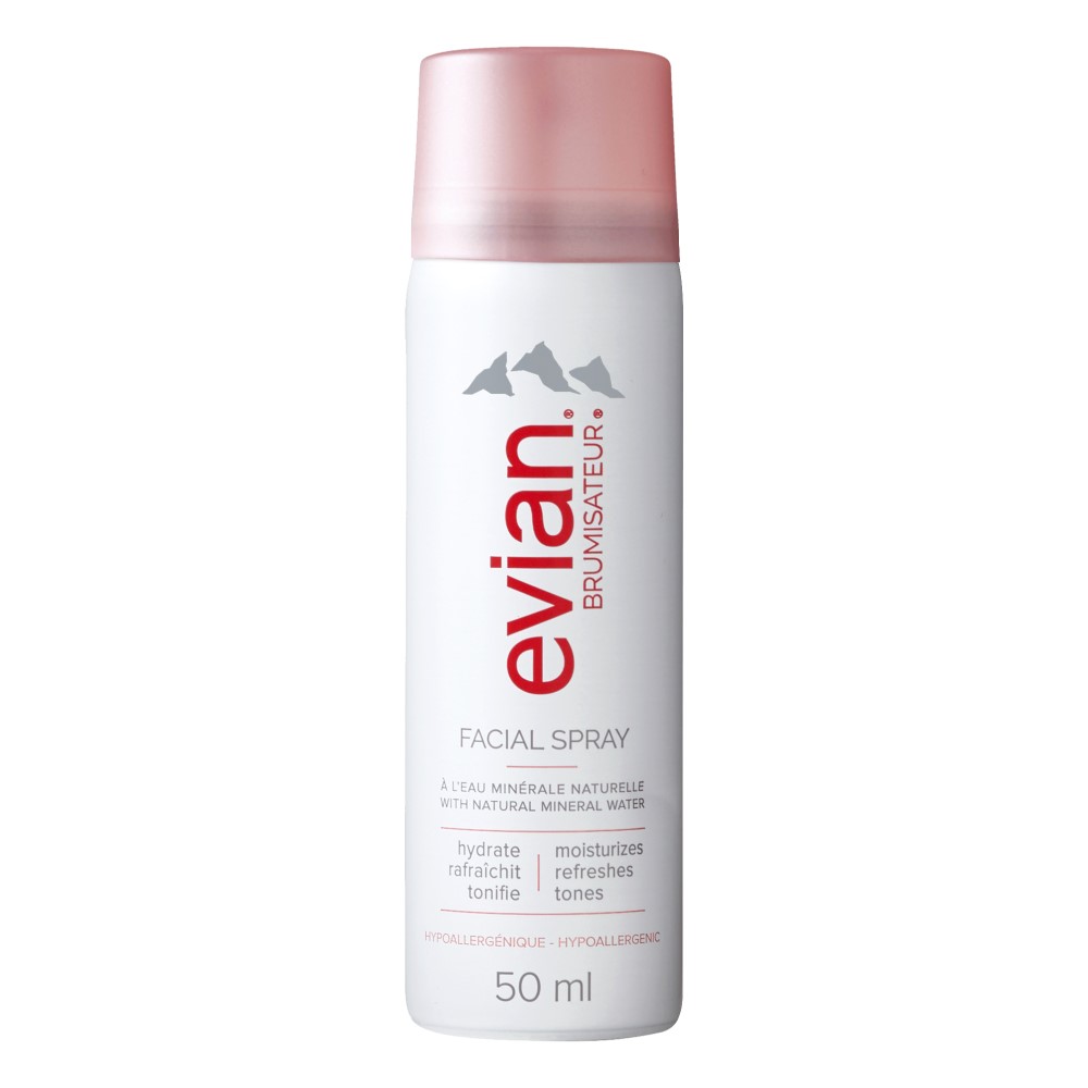 Spray facial cu apa minerala naturala, 50 ml, Evian