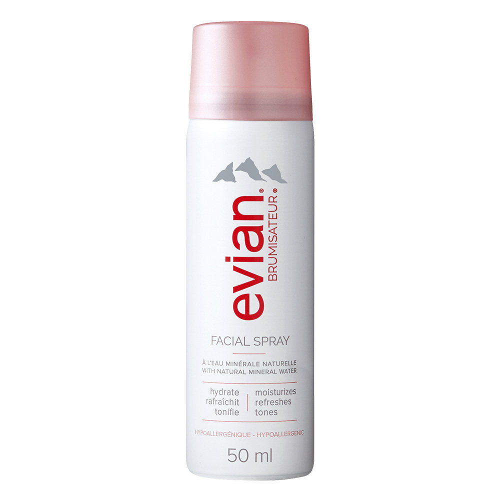 Spray facial cu apa minerala naturala, 50 ml, Evian