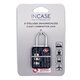 Lacat TSA pentru bagaje cu 3 combinatii, Navy, 1 bucata, Incase of Travel 743499