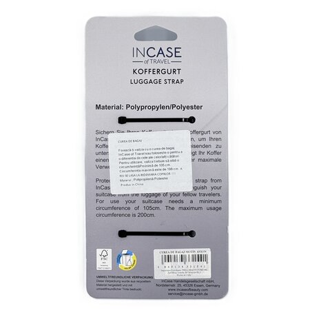 Curea de bagaj, imprimeu avion, 1 bucata, Incase of Travel 743516