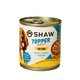 Hrana umeda cu piept de pui, morcov, broccoli si mazare in supa pentru caini Topper, 170 g, SHAW 743524