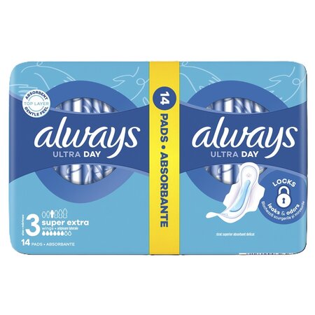 Absorbante Ultra Day&Night, Marimea 3, 14 bucati, Always 743541