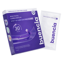 Benzi pentru albirea dintilor V34, 14 plicuri, Buencia