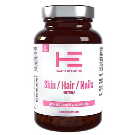 Skin, Hair, Nails Formula, 60 tablete, Health Evolution
