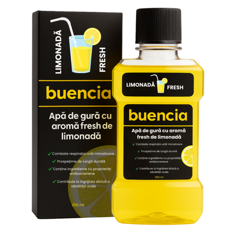 Apa de gura cu aroma de limonada, 250 ml, Buencia 743606