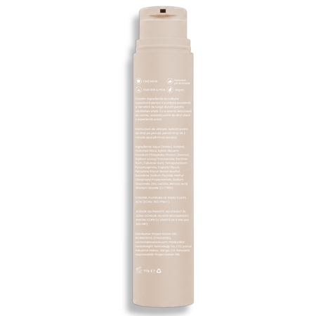 Pasta de dinti cu aroma de vanilie, 60 ml, Buencia 743625