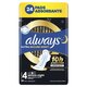 Absorbante de noapte Ultra Secure Night, Marimea 4, 24 bucati, Always 743628