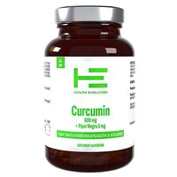 Curcumin 600 mg + Piper Negru 5 mg, 60 capsule, Health Evolution