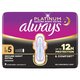 Absorbante de noapte Platinum Secure Night Extra, Marimea 5, 8 bucati, Always 743678