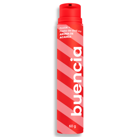 Pasta de dinti cu aroma de acadele, 60 ml, Buencia