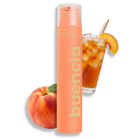 Pasta de dinti cu aroma de piersica, 60 ml, Buencia 743756