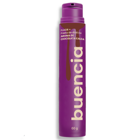 Pasta de dinti cu aroma de ciocolada calda, 60 ml, Buencia