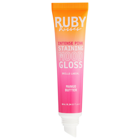 Gloss de buze Nuanta 02 Intense Pink Staining Mood Gloss, 10 ml, Ruby Kisses 744040
