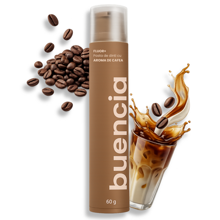 Pasta de dinti cu aroma de cafea, 60 ml, Buencia 743778
