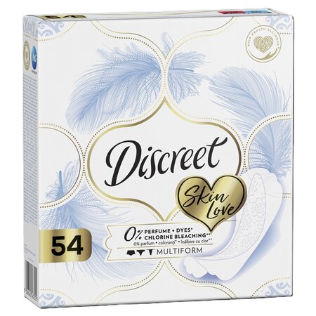 Absorbante zilnice Mutiform Skin Love, 54 bucati, Discreet 743842