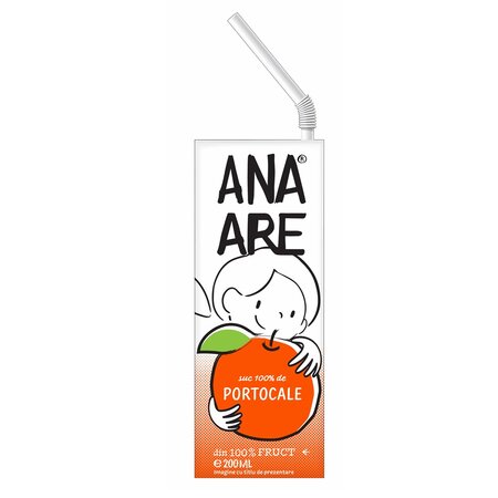 Suc de portocale, 200 ml, Ana Are
